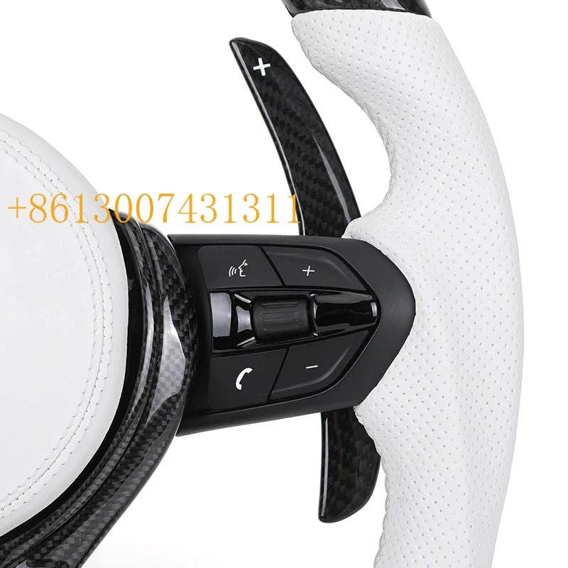 toryWith Carbon Trim Paddle White Leather Carbon Fiber Steering Wheel F10 F20 F30 F31 F32 M3 F80 M4 F82 M2 F87 E70 E90 E92
toryWith Carbon Trim Paddle White Leather Carbon Fiber Steering Wheel F10 F20 F30 F31 F32 M3 F80 M4 F82 M2 F87 E70 E90 E92