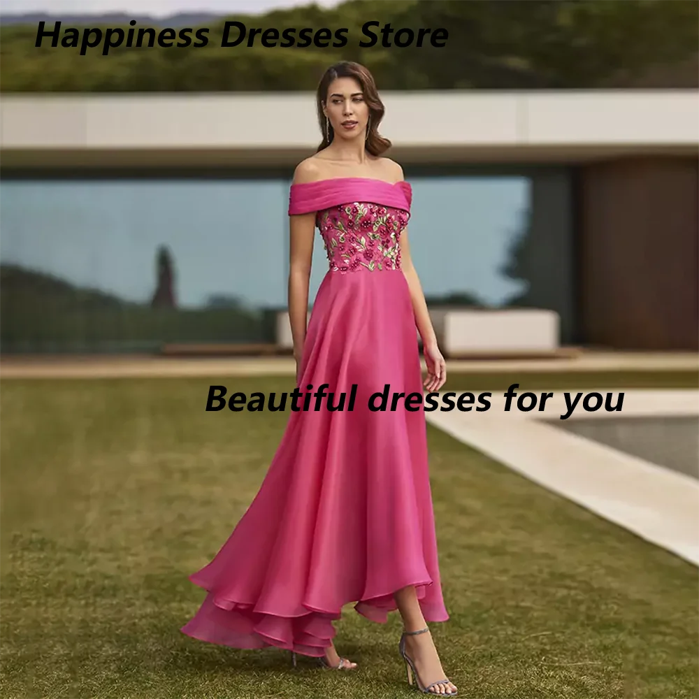 Custom Size Evening Dress Customized Off The Shoulder Applique Beads Ankle Length Prom Dress Elegant A Line Formal Occasion Gown
Custom Size Evening Dress Customized Off The Shoulder Applique Beads Ankle Length Prom Dress Elegant A Line Formal Occasion Gown