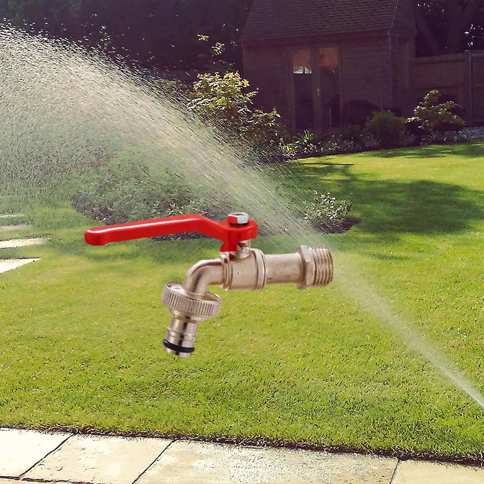 Water Faucet 1/2''3/4'' Water Splitter Connector Coupling Adapter Valve Switch Garden Water Connectors Hose Irrigation Tap Joint
Water Faucet 1/2''3/4'' Water Splitter Connector Coupling Adapter Valve Switch Garden Water Connectors Hose Irrigation Tap Joint