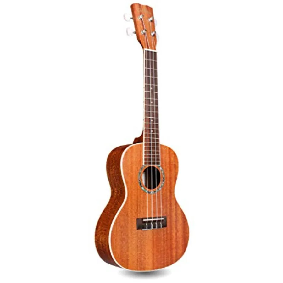 15CM Concert Ukulele with Mahogany Top Back Sides and Abalone Rosette in Satin Finish with Premium Italian Aquila Strings for B
15CM Concert Ukulele with Mahogany Top Back Sides and Abalone Rosette in Satin Finish with Premium Italian Aquila Strings for B