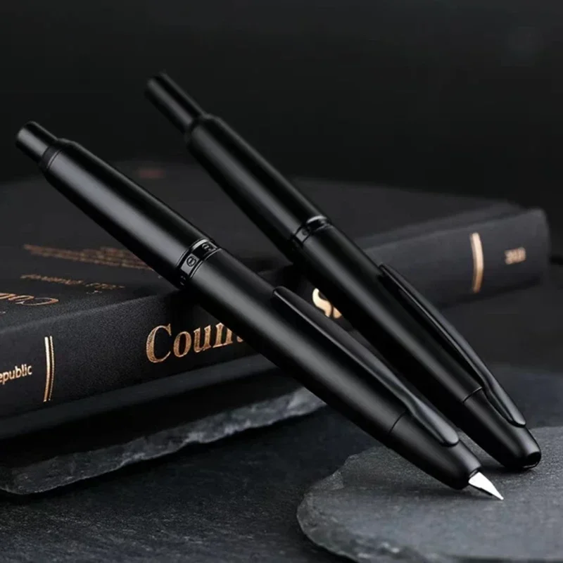 MAJOHN Final Craftsman A1 Press type Telescopic Pen Pushes Out Sharp Black Warrior Metal Paint Fine Pointed Writing PracticePose
MAJOHN Final Craftsman A1 Press type Telescopic Pen Pushes Out Sharp Black Warrior Metal Paint Fine Pointed Writing PracticePose