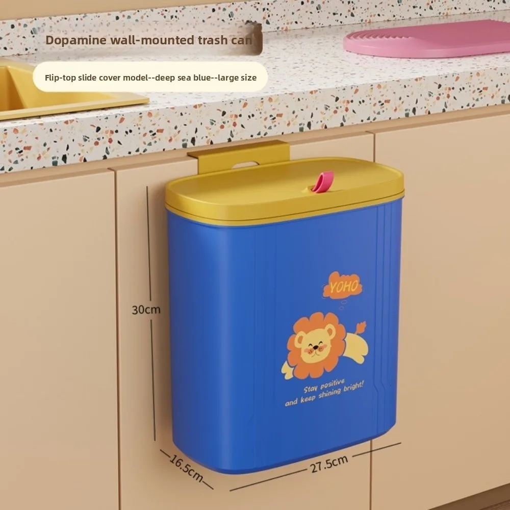 New 2 Type Kitchen Trash Bin Leak-Proof with Lid Wall-mounted Trash Can Space-Saving Candy Color Garbage Can Kitchen Use
New 2 Type Kitchen Trash Bin Leak-Proof with Lid Wall-mounted Trash Can Space-Saving Candy Color Garbage Can Kitchen Use