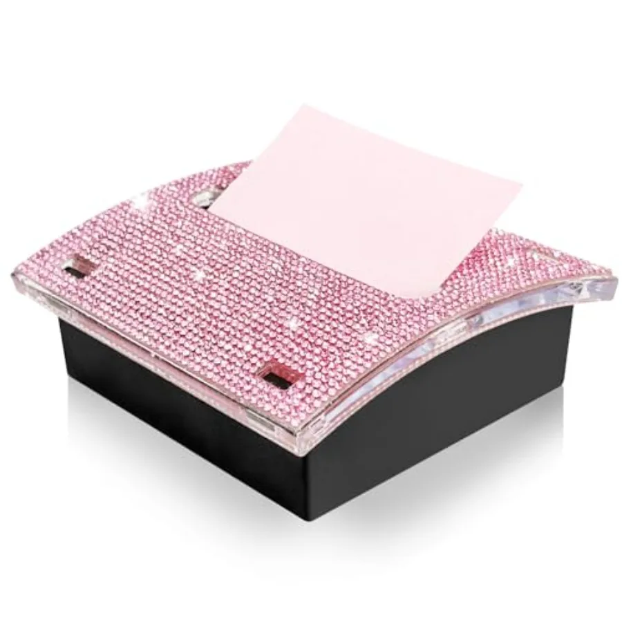 Pink Rhinestone Sticky Note Dispenser 4x4 Inches Bling Pop-Up Memo Holder for Office Desk, Cute Desktop Organizer, Employee Cow
Pink Rhinestone Sticky Note Dispenser 4x4 Inches Bling Pop-Up Memo Holder for Office Desk, Cute Desktop Organizer, Employee Cow