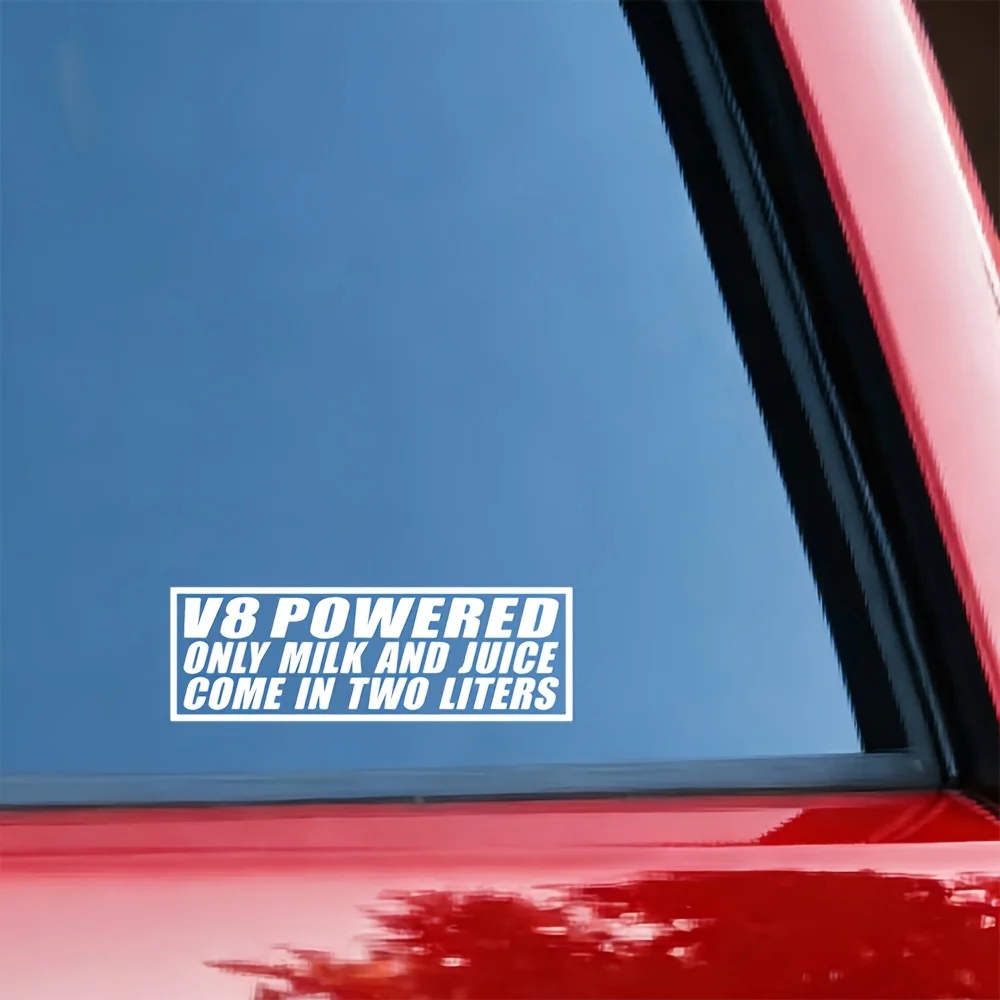 1pc Funny Powered Only Milk And Juice Car Sticker Hollow Lettering Waterproof Window Decal Auto Styling
1pc Funny Powered Only Milk And Juice Car Sticker Hollow Lettering Waterproof Window Decal Auto Styling