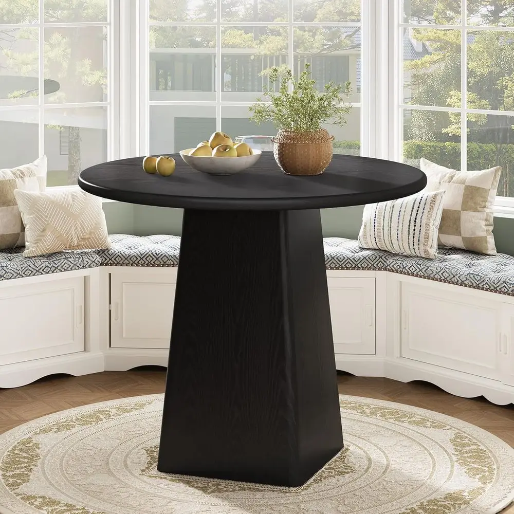 31.5 Round Dining Table, Suitable for 2-4 People, with Square Base, Ideal for Kitchen or Living Room, Black
31.5 Round Dining Table, Suitable for 2-4 People, with Square Base, Ideal for Kitchen or Living Room, Black