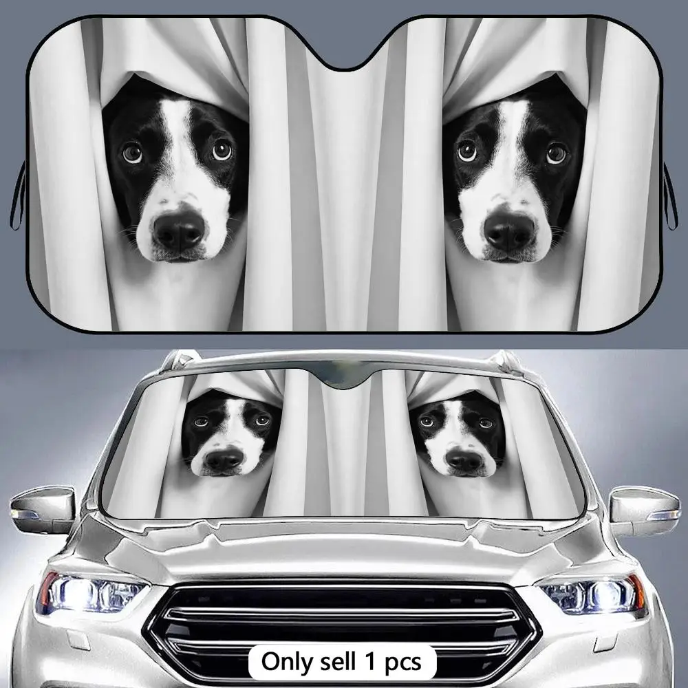 Cute Peeking Dog Sun Visor Aluminum Foil Windshield Sunshade with Reflective UV Block Heat Insulation Foldable Universal Fit
Cute Peeking Dog Sun Visor Aluminum Foil Windshield Sunshade with Reflective UV Block Heat Insulation Foldable Universal Fit