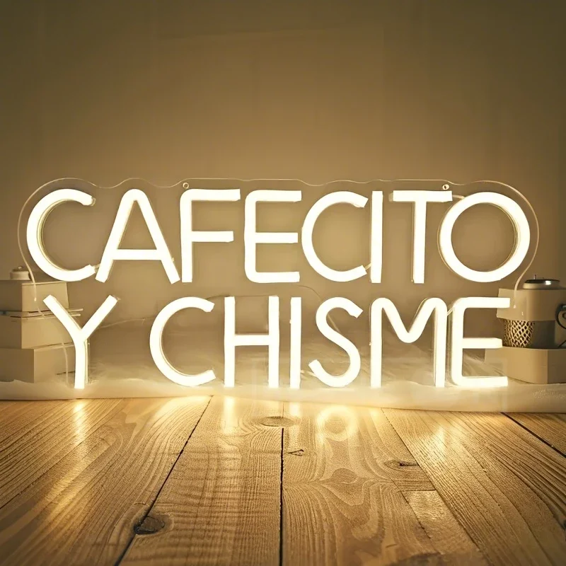 USB Регулируемый Cafecito Y Chisme Неоновая вывеска Кнопка управления Светодиодный ночник Женская спальня Кухня Офис Кофе Декор окружающей среды
USB Регулируемый Cafecito Y Chisme Неоновая вывеска Кнопка управления Светодиодный ночник Женская спальня Кухня Офис Кофе Декор окружающей среды