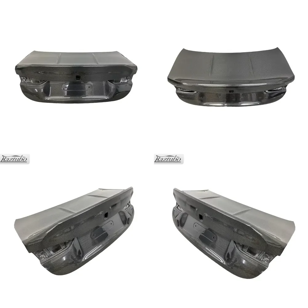 Style Carbon Fiber Rear Trunk Boot Lid Cover for M4 G82
Style Carbon Fiber Rear Trunk Boot Lid Cover for M4 G82