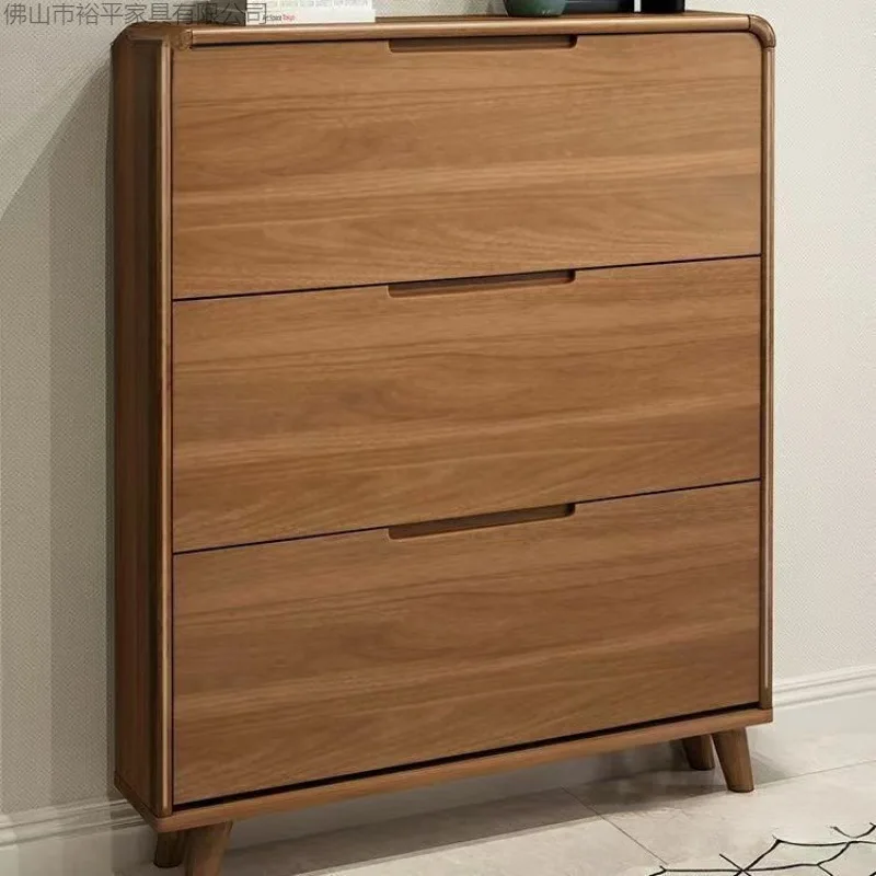 Ultra-thin simple tipping bucket solid wood frame shoe cabinet narrow 17cm Chinese-style household entrance door storage
Ultra-thin simple tipping bucket solid wood frame shoe cabinet narrow 17cm Chinese-style household entrance door storage