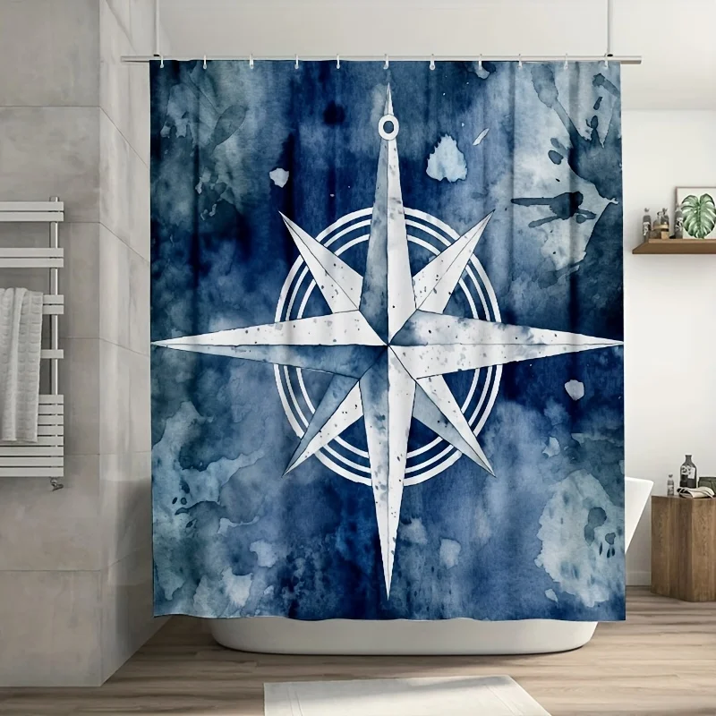1 шт. занавеска для душа Creek сине-белая морская звезда, прочный полиэстер, легко чистится, для декора ванной комнаты
1 шт. занавеска для душа Creek сине-белая морская звезда, прочный полиэстер, легко чистится, для декора ванной комнаты