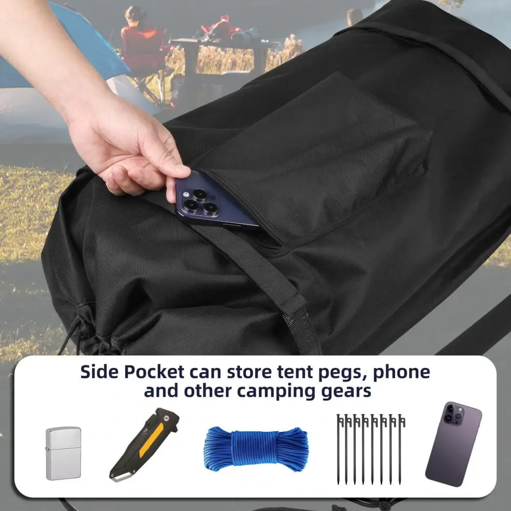 Large Capacity Tent Storage Bag Adjustable Drawstring Waterproof Oxford Cloth Heavy Duty Portable Outdoor Camping Organizer
Large Capacity Tent Storage Bag Adjustable Drawstring Waterproof Oxford Cloth Heavy Duty Portable Outdoor Camping Organizer