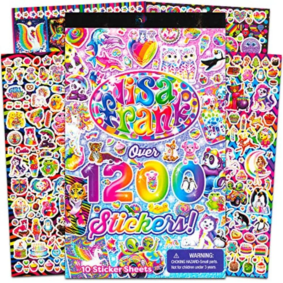 1200 Stickers Tablet Book 10 Pages of Collectible Stickers Crafts Scrapbooking
1200 Stickers Tablet Book 10 Pages of Collectible Stickers Crafts Scrapbooking