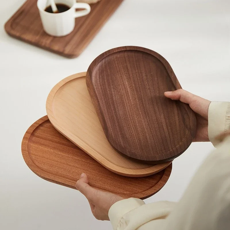 Japanese oval wooden tray Solid wood rectangular dinner tray afternoon tea coffee delicate small tray
Japanese oval wooden tray Solid wood rectangular dinner tray afternoon tea coffee delicate small tray