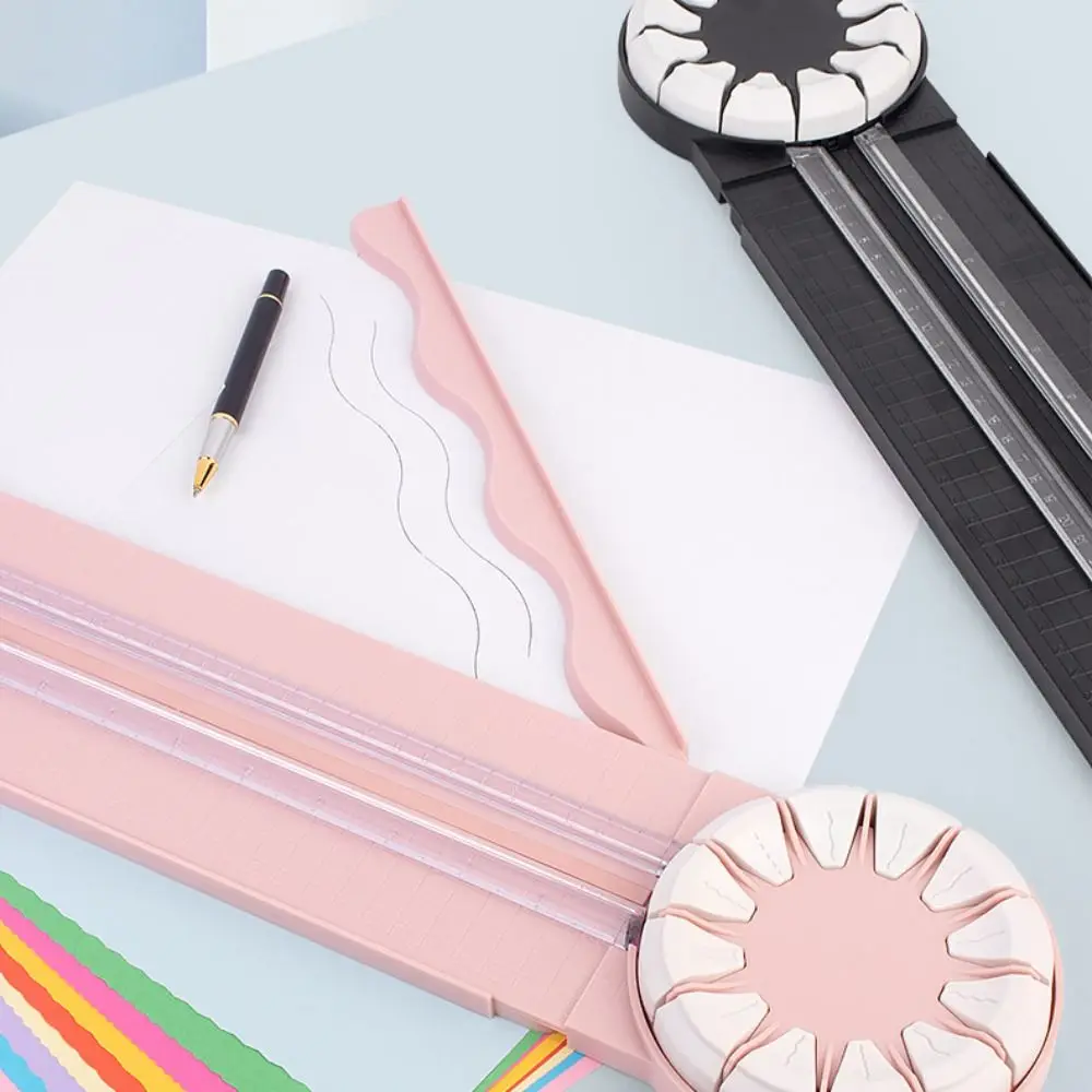 360° Rotating Head 12 in 1 Paper Cutter Smooth Cutting with Anti Slip Pad Manual Paper Cutter Multiple Cutting Patterns Plastic
360° Rotating Head 12 in 1 Paper Cutter Smooth Cutting with Anti Slip Pad Manual Paper Cutter Multiple Cutting Patterns Plastic