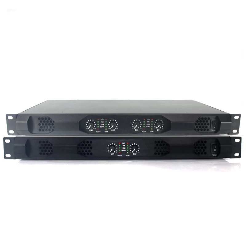 Home party professional power amplifier 4 channels K4-450 450 watt digital 1u class d amplifier
Home party professional power amplifier 4 channels K4-450 450 watt digital 1u class d amplifier