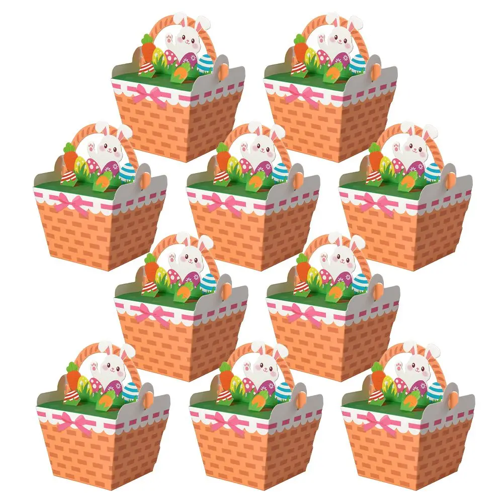 10 Pcs Easter Candy Box Cute Small Bunny Treat Containers for Kids Paper Handles Bakery Packaging Gift Storage
10 Pcs Easter Candy Box Cute Small Bunny Treat Containers for Kids Paper Handles Bakery Packaging Gift Storage