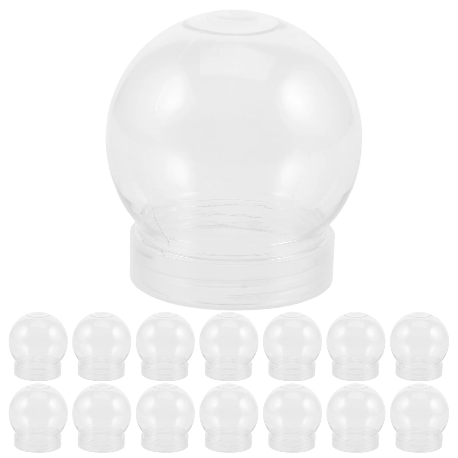 15 Pcs Plastic Empty Water Globe Globes for Kids Christmas Small Making Little DIY Kit Props
15 Pcs Plastic Empty Water Globe Globes for Kids Christmas Small Making Little DIY Kit Props