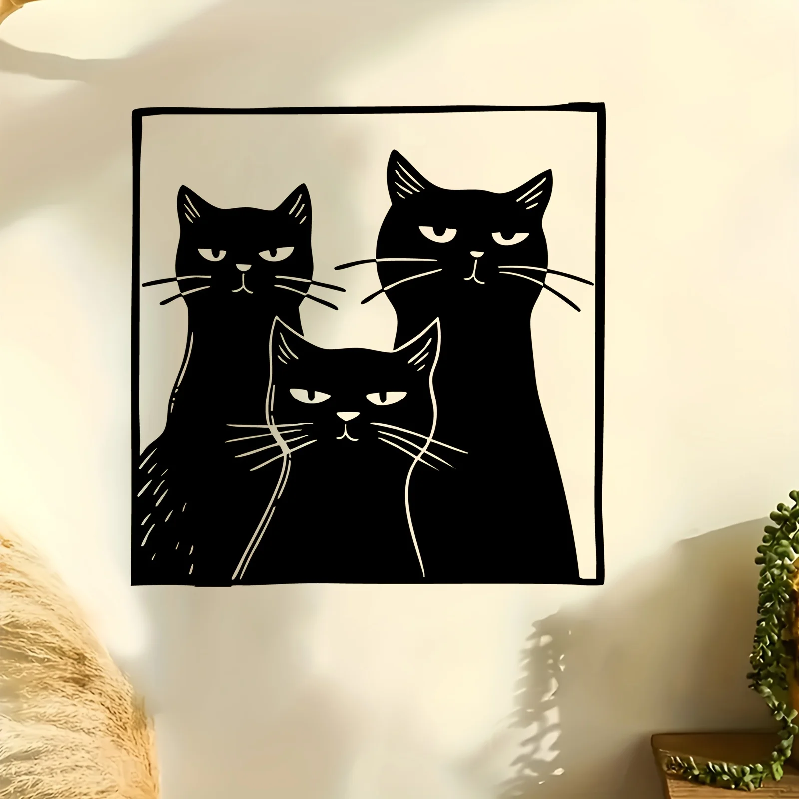 1pc Black Cat Metal Wall Art, Rust-Resistant Iron Sculpture for Home Decor
1pc Black Cat Metal Wall Art, Rust-Resistant Iron Sculpture for Home Decor