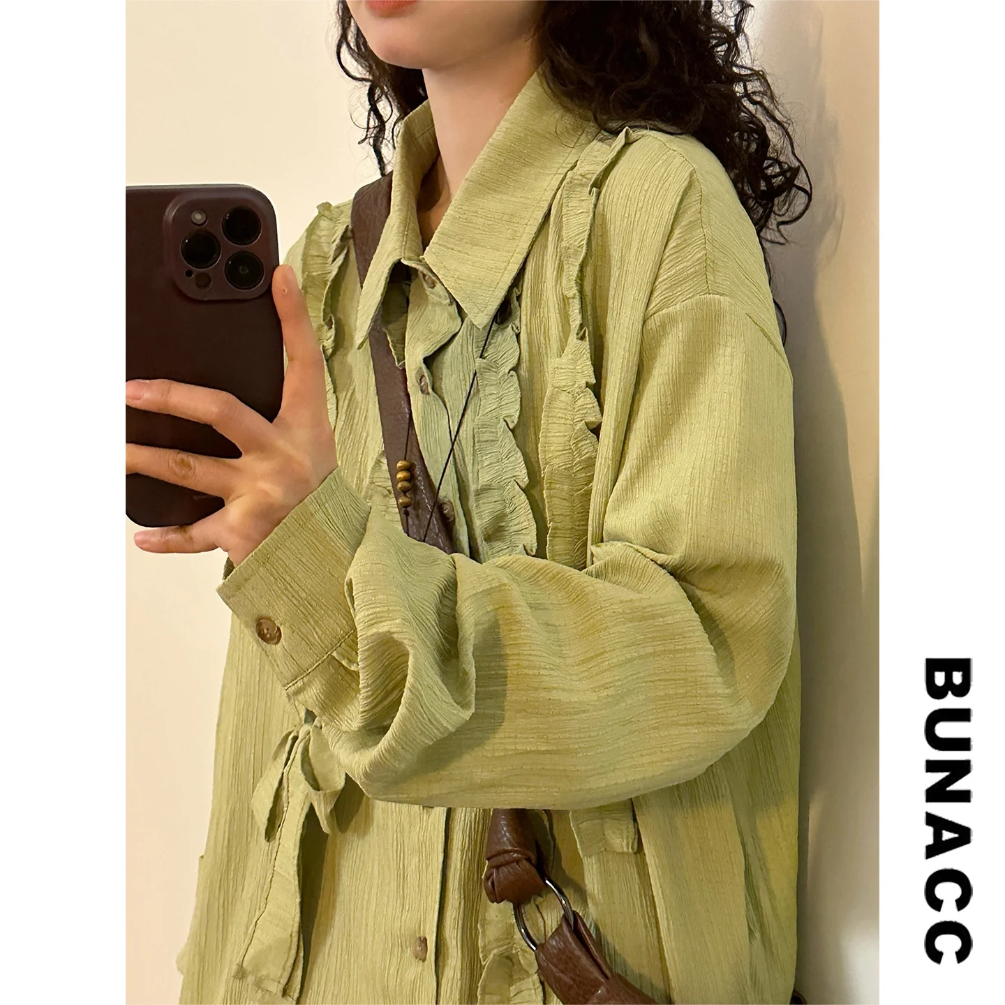 Loose Long Sve American Retro Sle Women's irt Versatile Casual Faion Spring Trendy Open Cardigan Top BUNACC2026
Loose Long Sve American Retro Sle Women's irt Versatile Casual Faion Spring Trendy Open Cardigan Top BUNACC2026