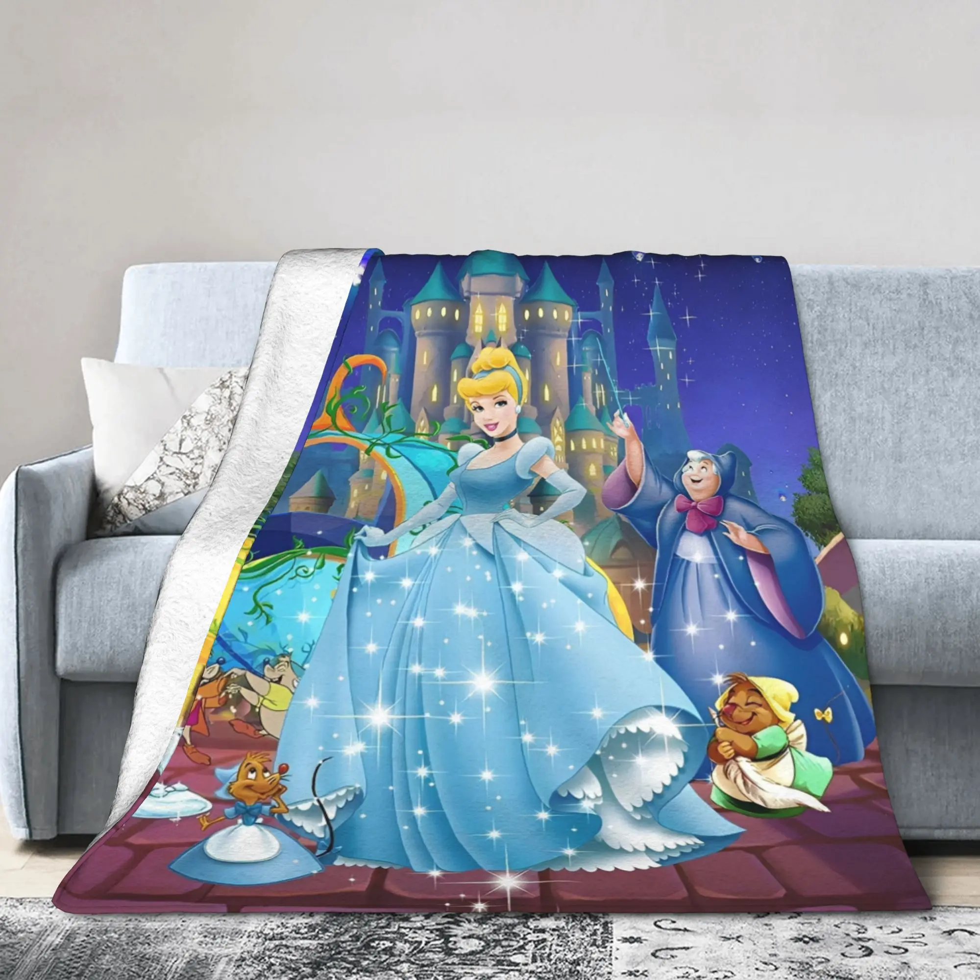 Cinderella Glass Slipper Flannel Blankets Cartoon Princess Vintage Throw Blankets for Home 200x150cm Super Soft
Cinderella Glass Slipper Flannel Blankets Cartoon Princess Vintage Throw Blankets for Home 200x150cm Super Soft