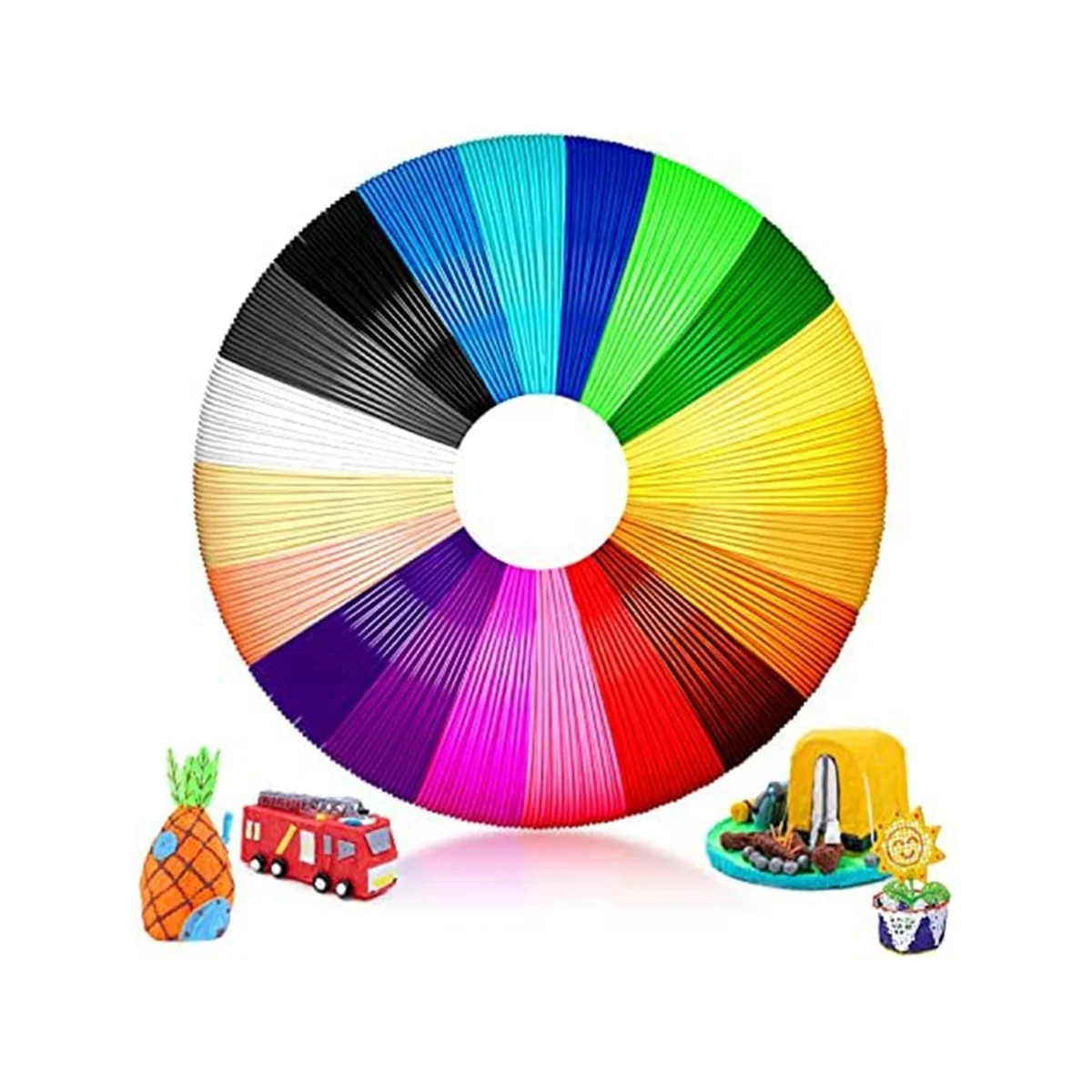 PCL, 10 M Each - PCL Filament 1.75 Mm, Colours Set for Low Temperatures, 3D Children'
PCL, 10 M Each - PCL Filament 1.75 Mm, Colours Set for Low Temperatures, 3D Children'