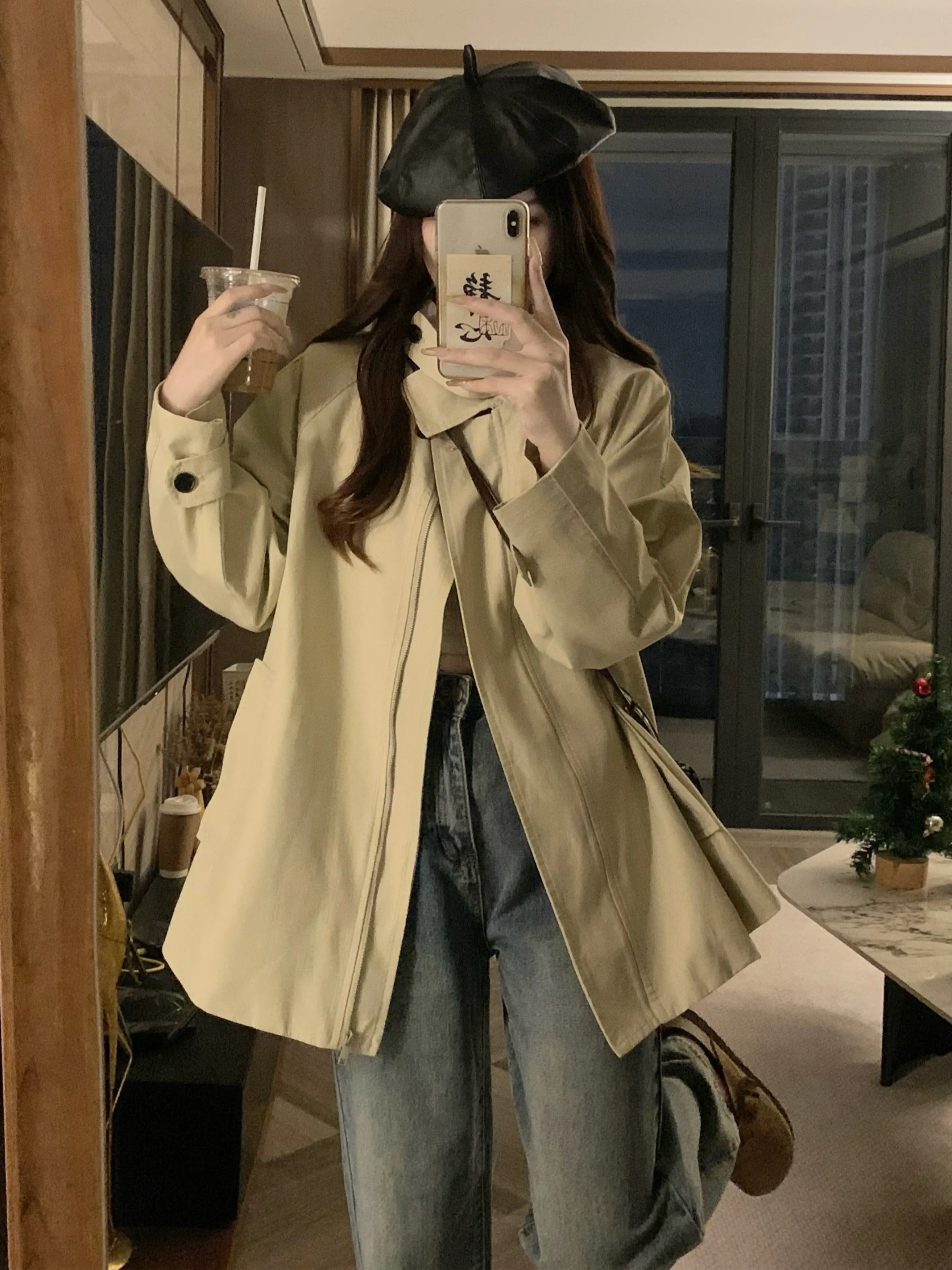 plus Size Women's Vintage British Style Stand Collar Long Sleeve Coat Loose Versatile Outerwear Spring New Arrival
plus Size Women's Vintage British Style Stand Collar Long Sleeve Coat Loose Versatile Outerwear Spring New Arrival