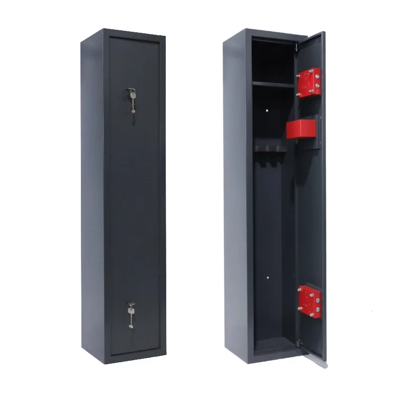 Safe metal cabinet can store 4 guns
Safe metal cabinet can store 4 guns