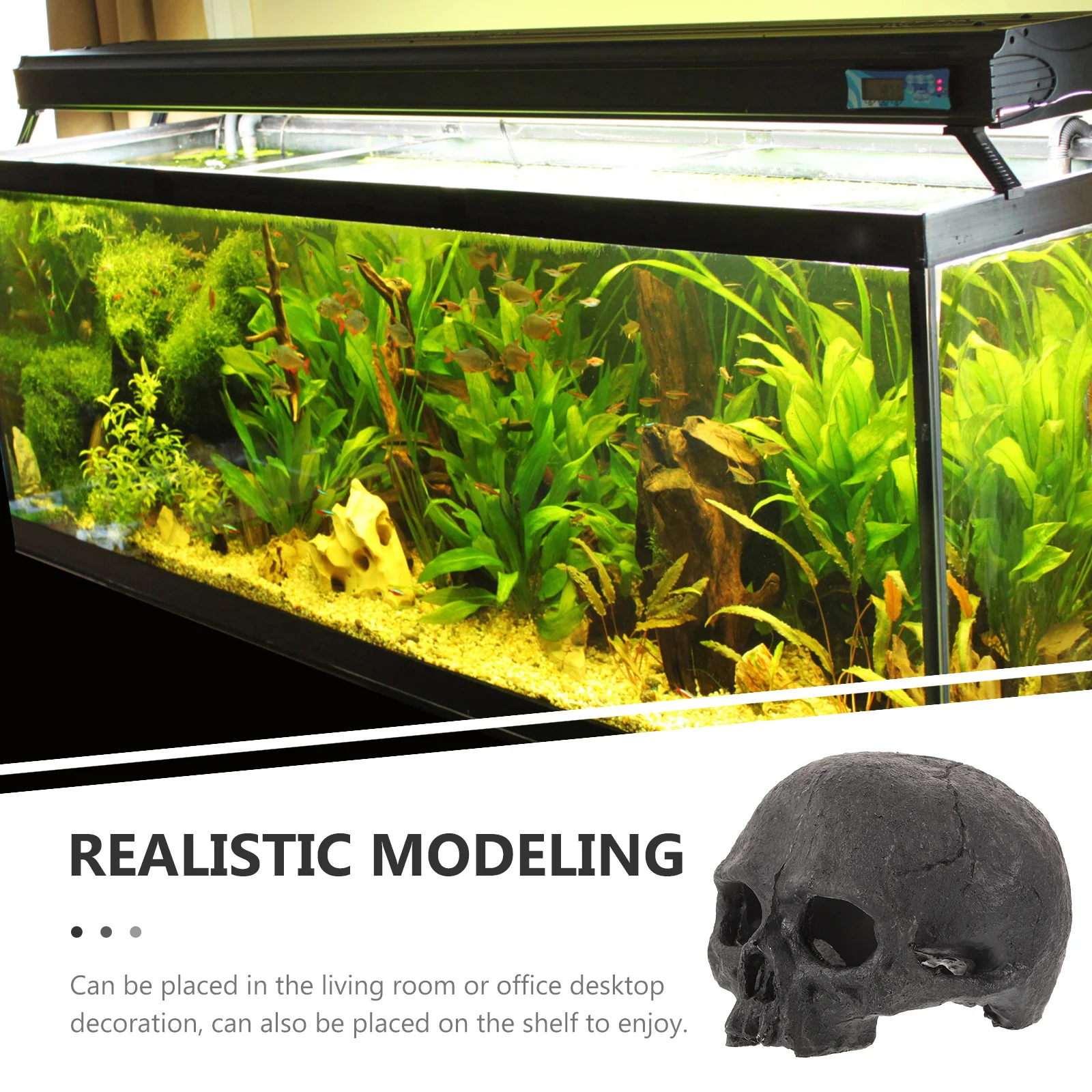 Aquarium Skull Sculpture Resin Fish Tank Skull Hideout Cave Decoration Reptile Landscape Decor Aquarium Decor Fish Tank Hideout
Aquarium Skull Sculpture Resin Fish Tank Skull Hideout Cave Decoration Reptile Landscape Decor Aquarium Decor Fish Tank Hideout