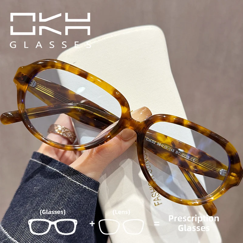 OKH Fashion High-definition Myopia Glasses Large Frame Prescription Eyeglasses Reading for Men and Women
OKH Fashion High-definition Myopia Glasses Large Frame Prescription Eyeglasses Reading for Men and Women