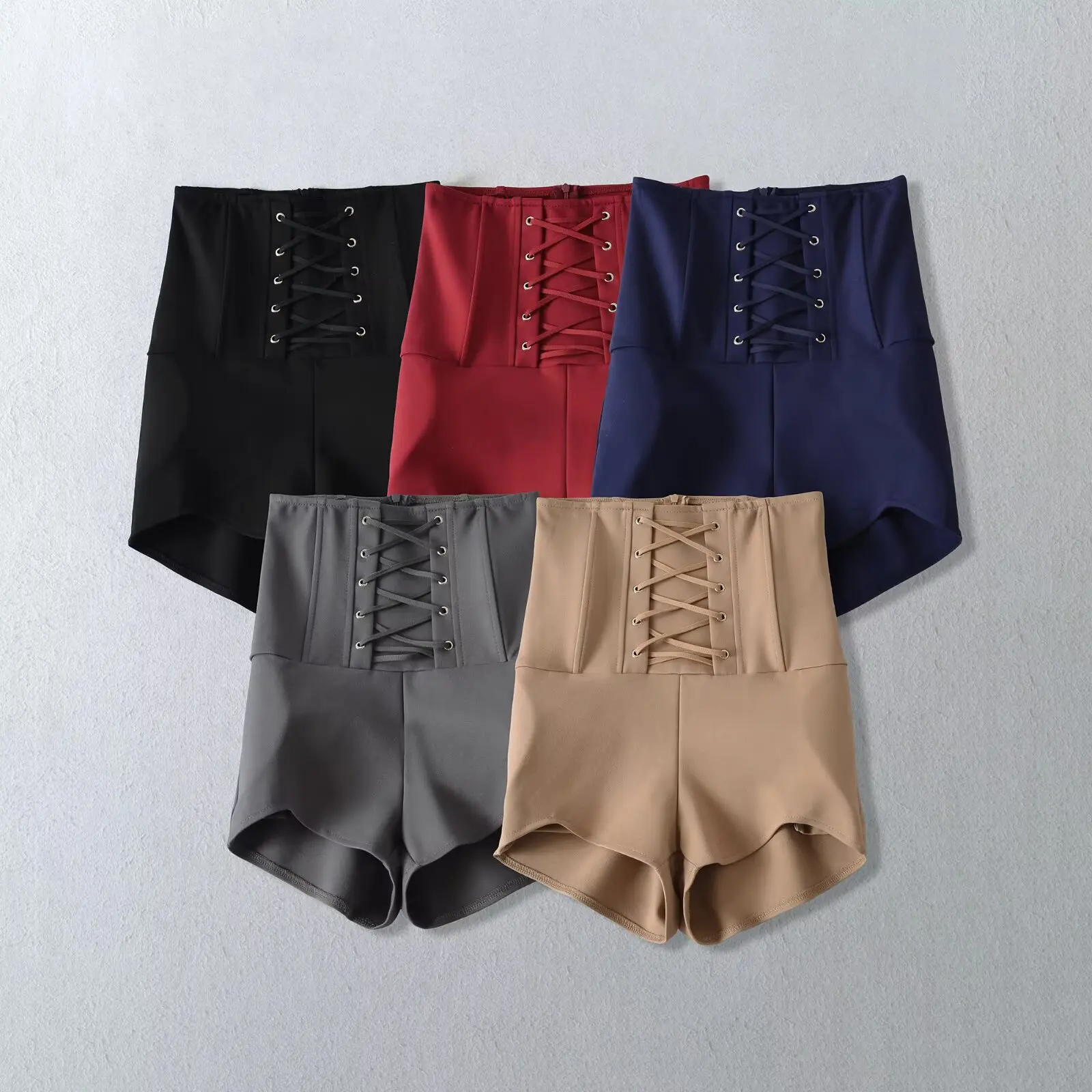 Sexy Spicy High Waist Fishbone Shorts Tight Fitting Casual High Hip Women's Shorts Bandage Hotpants Straight Leg Pure Color
Sexy Spicy High Waist Fishbone Shorts Tight Fitting Casual High Hip Women's Shorts Bandage Hotpants Straight Leg Pure Color