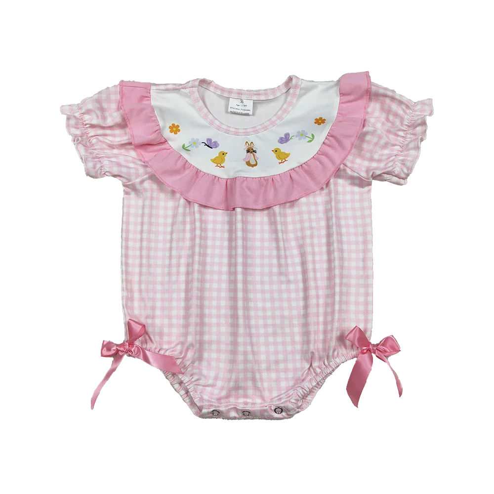 12.24 Baby Girls Summer Rompers Baby Girls Pink Checked Rabbits Chicks Easter Ruffle Rompers
12.24 Baby Girls Summer Rompers Baby Girls Pink Checked Rabbits Chicks Easter Ruffle Rompers