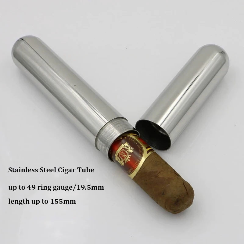 Трубка для сигар из нержавеющей стали, 49 кольцевых металлических чехлов для сигар, мини-коробка для сигар, длина 155 мм, дорожный хьюмидор для сигар, мужской аксессуар для курения, инструмент
Трубка для сигар из нержавеющей стали, 49 кольцевых металлических чехлов для сигар, мини-коробка для сигар, длина 155 мм, дорожный хьюмидор для сигар, мужской аксессуар для курения, инструмент
