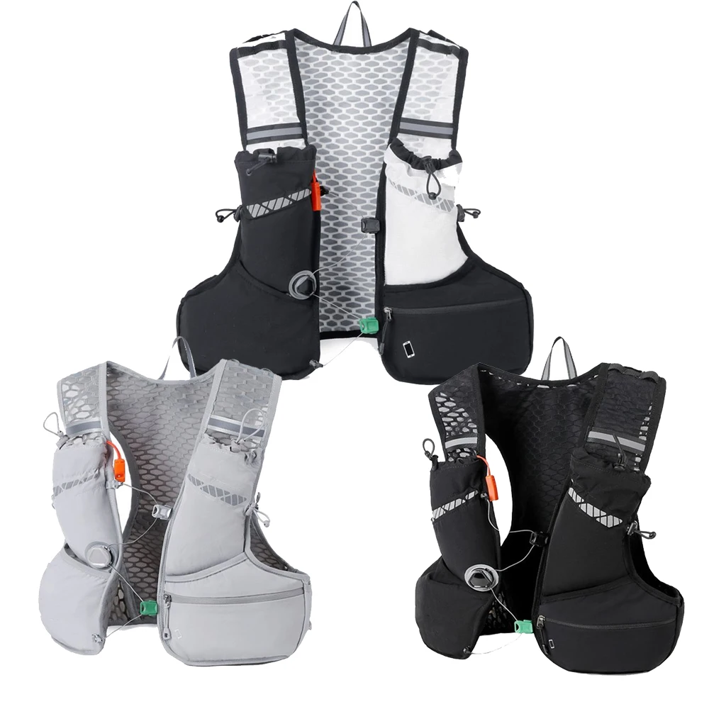 Tactical Running Hydration Vest Large Capacity Lightweight Reflective Runners Vest Adjustable Cycling Backpack for Trail Hiking
Tactical Running Hydration Vest Large Capacity Lightweight Reflective Runners Vest Adjustable Cycling Backpack for Trail Hiking