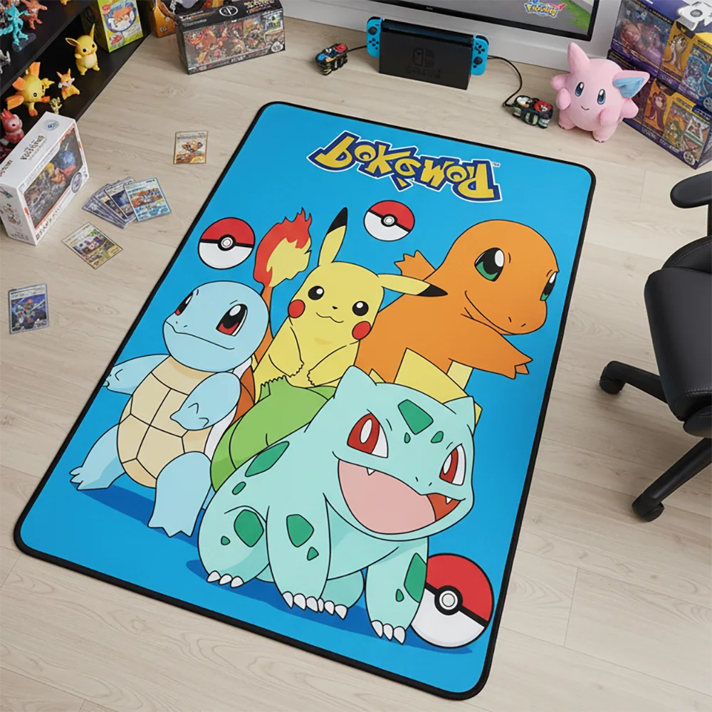 Милый коврик с изображением покемонов из аниме-мультфильмов, коврик для пола, декор для детской комнаты, нескользящий ковер, коврик для домашних животных/игр, мягкое декоративное одеяло
Милый коврик с изображением покемонов из аниме-мультфильмов, коврик для пола, декор для детской комнаты, нескользящий ковер, коврик для домашних животных/игр, мягкое декоративное одеяло