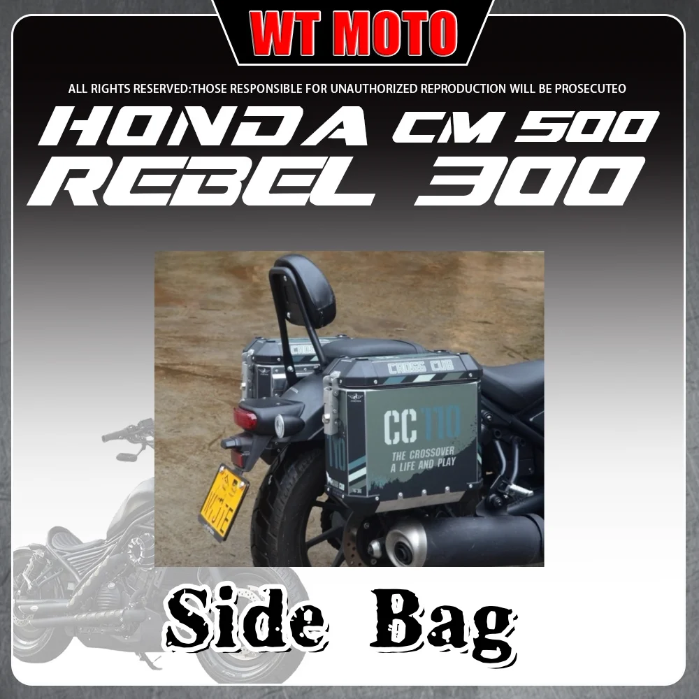 For HONDA Rebel 300 Rebel 500 CMX300 CMX500 side box tail box three boxes 18 liters aluminum alloy side box for rebel 300 cm 500
For HONDA Rebel 300 Rebel 500 CMX300 CMX500 side box tail box three boxes 18 liters aluminum alloy side box for rebel 300 cm 500