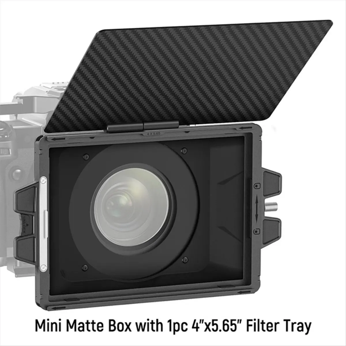 doyme Matte Box with 4 Inch X 5.65 Inch Filter Tray Carbon Fiber Flag for Mirrorless DSLR Camera with 67/72/77/82mm Lens
doyme Matte Box with 4 Inch X 5.65 Inch Filter Tray Carbon Fiber Flag for Mirrorless DSLR Camera with 67/72/77/82mm Lens
