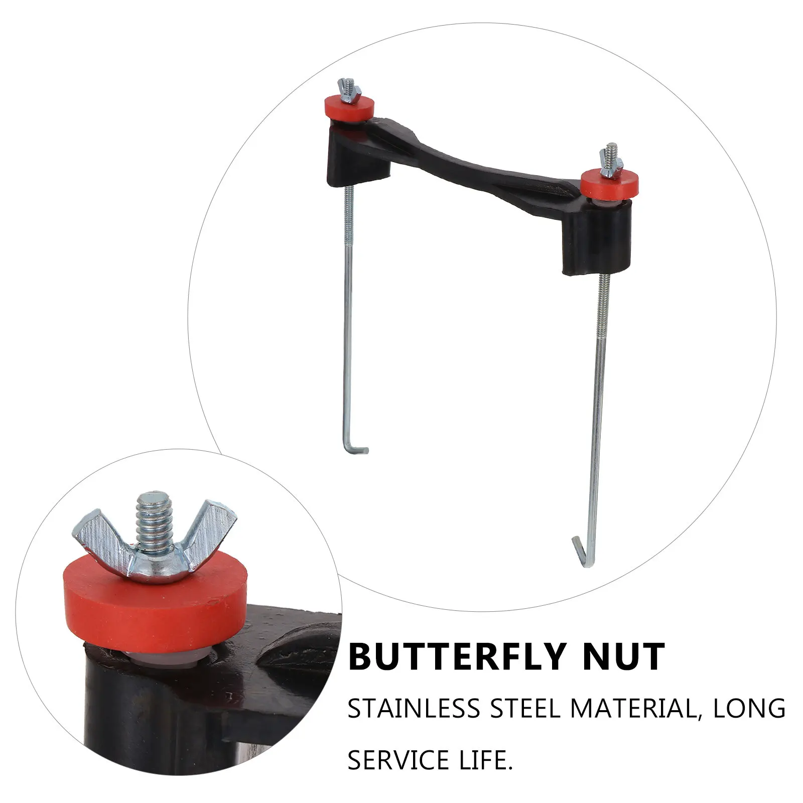 Универсальный автомобильный держатель (1 комплект) с усиленным резиновым креплением, шайбами и гайками-барашками для надежной фиксации в автомобилях и грузовиках
Универсальный автомобильный держатель (1 комплект) с усиленным резиновым креплением, шайбами и гайками-барашками для надежной фиксации в автомобилях и грузовиках