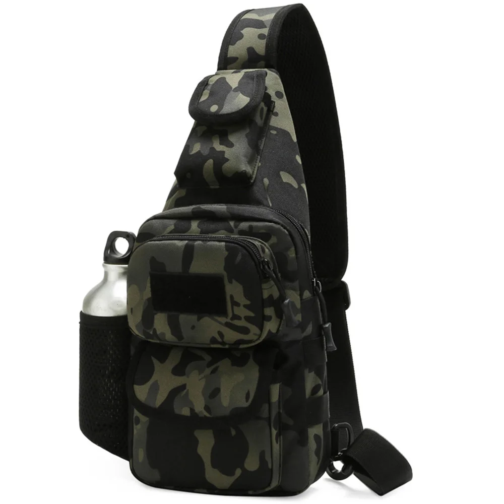 Men's Casual Chest Bag, Outdoor Sports Shoulder Messenger Bag, Multifunctional Chest Pack With Water Bottle Pouch 
Men's Casual Chest Bag, Outdoor Sports Shoulder Messenger Bag, Multifunctional Chest Pack With Water Bottle Pouch