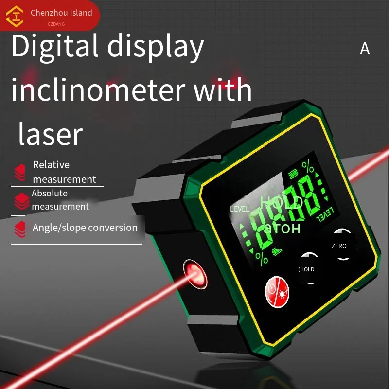 Intelligent laser Digital Display Dip Meter Magnetic Absorption Dip Meter Angle Meter 360 Degree level Measuring Instrument 040
Intelligent laser Digital Display Dip Meter Magnetic Absorption Dip Meter Angle Meter 360 Degree level Measuring Instrument 040