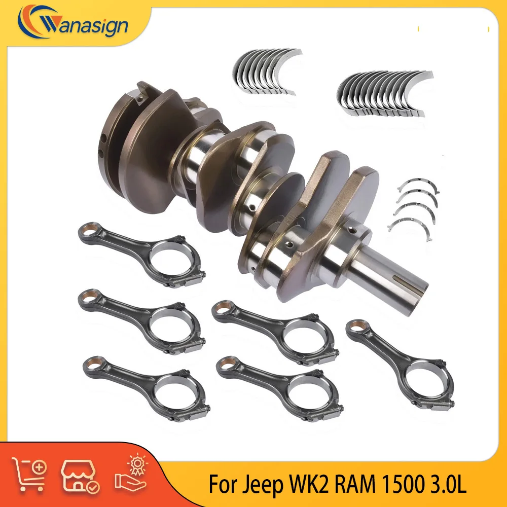Детали двигателя, комплект основных подшипников шатуна, подходит для дизеля 3,0 л V6 для 14-18 Jeep WK2 RAM 1500 3.0L 68147110AA 68147110AB
Детали двигателя, комплект основных подшипников шатуна, подходит для дизеля 3,0 л V6 для 14-18 Jeep WK2 RAM 1500 3.0L 68147110AA 68147110AB