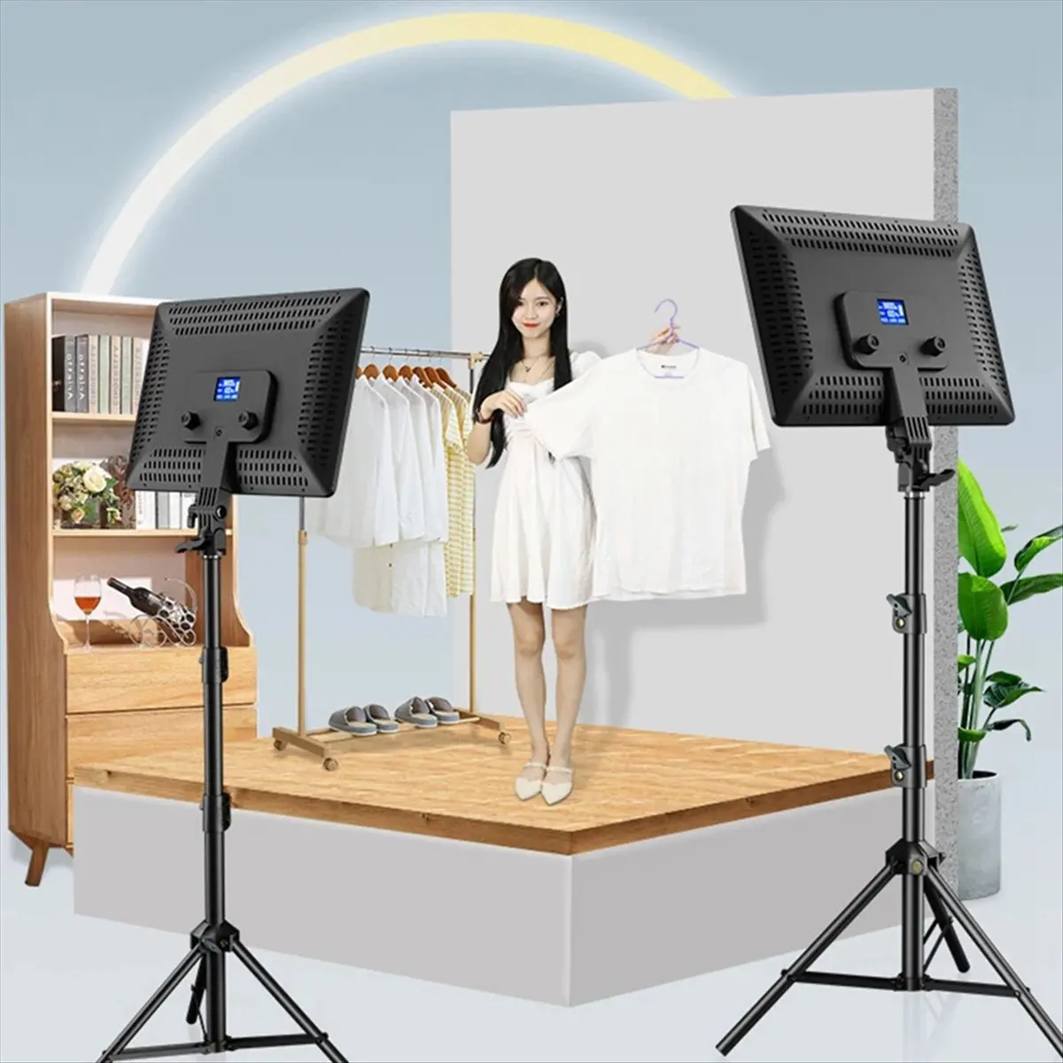 Okay LED Flat Panel Photography Video Light Lighting Photo Studio Fill Light Lamp Kit for Photograph Makeup EU Plug
Okay LED Flat Panel Photography Video Light Lighting Photo Studio Fill Light Lamp Kit for Photograph Makeup EU Plug