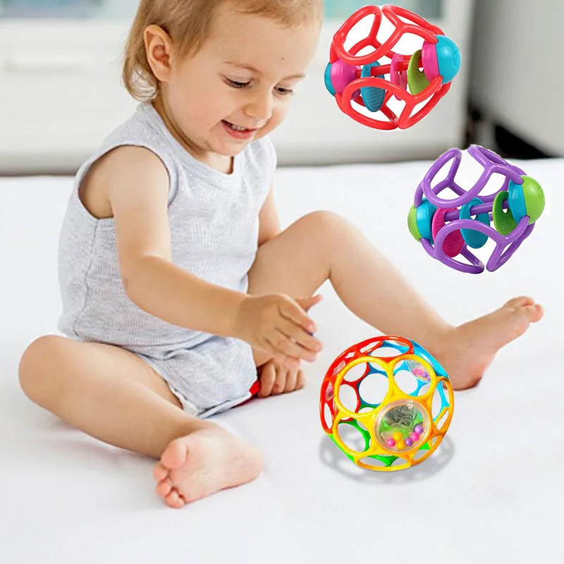 Baby Rattles Soft Hand Bell Grasping Hole Ball Game Newborn Teether Toys Baby Sensory Development Toy Catch Toys for Children
Baby Rattles Soft Hand Bell Grasping Hole Ball Game Newborn Teether Toys Baby Sensory Development Toy Catch Toys for Children