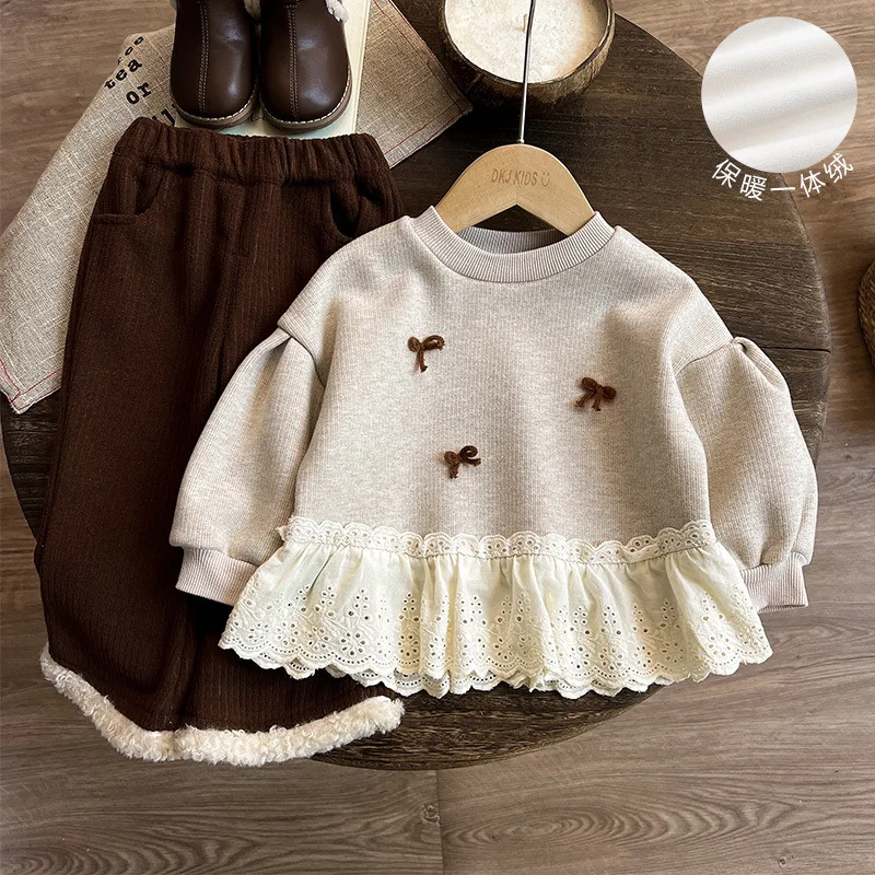 Mori Girls Integrated Fleece Sweater Autumn and Winter Children's Winter Clothes Girl Baby Mori Warm Clothes Winter Thickened
Mori Girls Integrated Fleece Sweater Autumn and Winter Children's Winter Clothes Girl Baby Mori Warm Clothes Winter Thickened