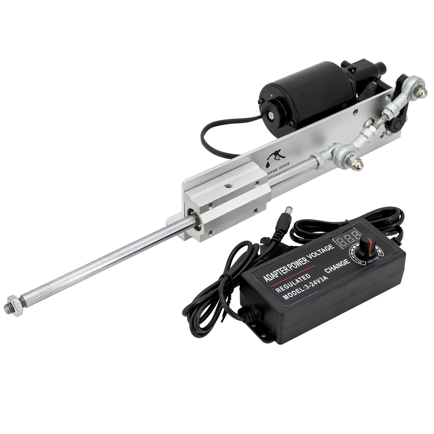 DC 24V 72W Reciprocating Linear Actuator Electric Motor, All Metal Construction for DIY Automation Lab Equipment Hobby Projects
DC 24V 72W Reciprocating Linear Actuator Electric Motor, All Metal Construction for DIY Automation Lab Equipment Hobby Projects