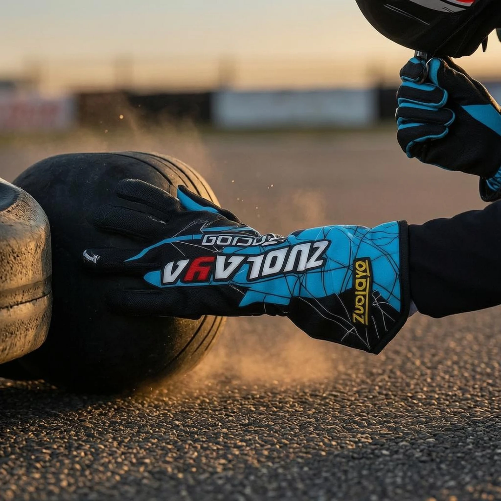 Racing Gloves Lightweight Stretch Fit Silicone Grip Sports Gear Reinforced Palm Karting Gloves for Driving
Racing Gloves Lightweight Stretch Fit Silicone Grip Sports Gear Reinforced Palm Karting Gloves for Driving