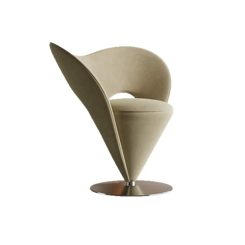 Light luxury single Italian single sofa chair Designer makeupchair Simple leisure Conical advanced makeup stool
Light luxury single Italian single sofa chair Designer makeupchair Simple leisure Conical advanced makeup stool