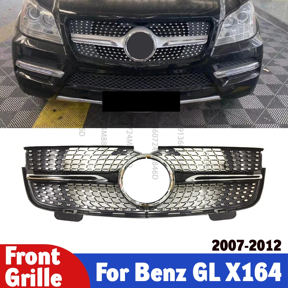 Universal Racing Style Front Bumper Mesh Grille Cover for Mercedes-Benz GL-Class X164 2007-2012 Car Styling Modification
Universal Racing Style Front Bumper Mesh Grille Cover for Mercedes-Benz GL-Class X164 2007-2012 Car Styling Modification