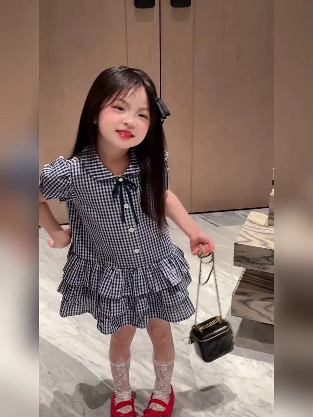 Girls Summer 2026 New Plaid Bubble Sleeve French Style Dress Children's Cotton Dress Girls Skirt
Girls Summer 2026 New Plaid Bubble Sleeve French Style Dress Children's Cotton Dress Girls Skirt