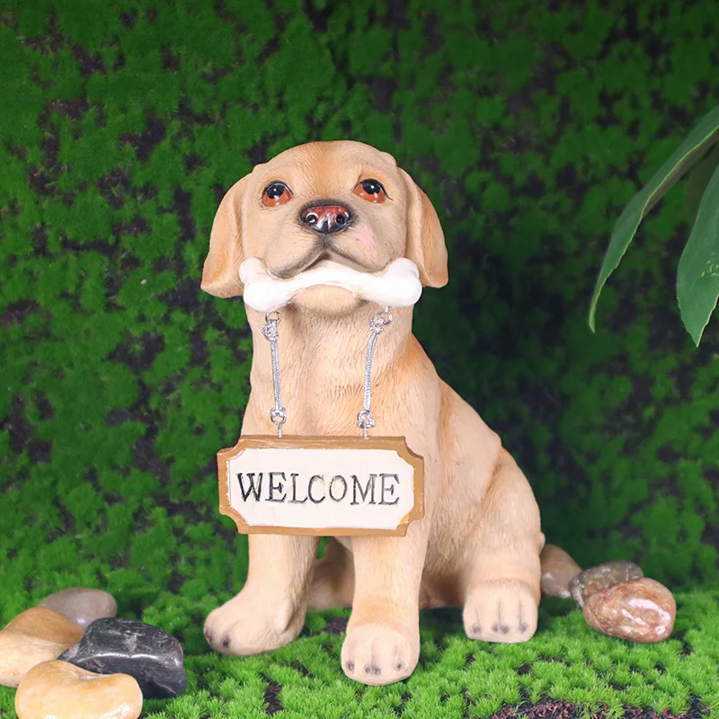 Cute Dog Carrying Welcome Sign Statue, Resin Puppy Figurine for Outdoor Garden Courtyard Entrance Lawn Decor
Cute Dog Carrying Welcome Sign Statue, Resin Puppy Figurine for Outdoor Garden Courtyard Entrance Lawn Decor