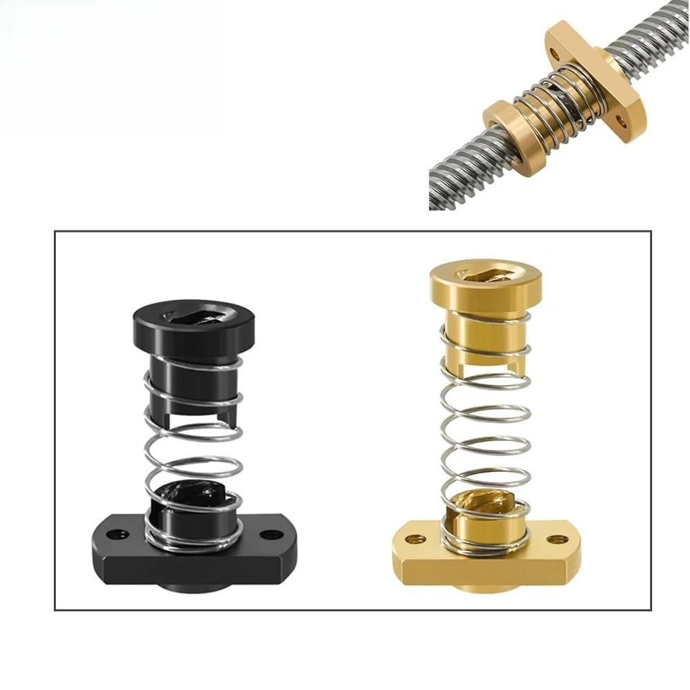 T8 Anti-Backlash Lead Screw 8MM Brass/POM Nut Use To Upgrade Ender 3 CR-10 Tornado Clone 3D PrinterAnti-backlash Sspring Nut
T8 Anti-Backlash Lead Screw 8MM Brass/POM Nut Use To Upgrade Ender 3 CR-10 Tornado Clone 3D PrinterAnti-backlash Sspring Nut